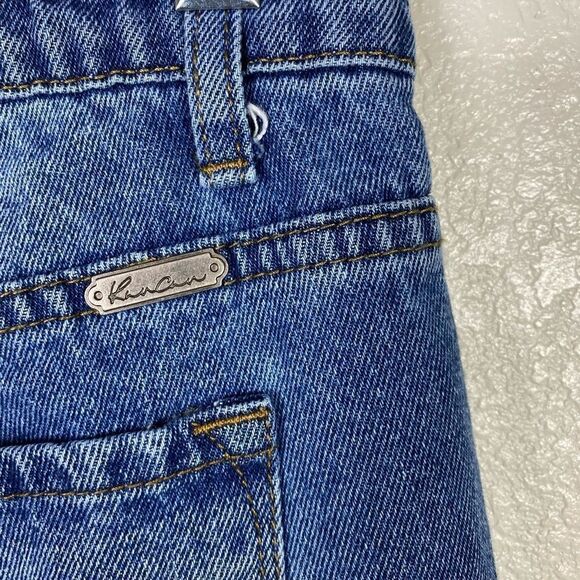 Kancan Medium Wash Distressed Ripped High Rise Jeans - Picture 3 of 6